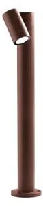 Gea Luce GES1111 lampione moderno testa orientabile marrone GU10 IP65
