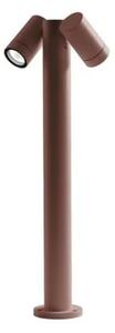 Gea Luce GES1113 lampione moderno da giardino marrone GU10