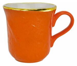 Mug in Ceramica - Set 4 pz - Preta Oro - Arcucci Arancio