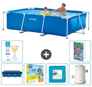 Piscina fuori terra rettangolare - 260x160x65 cm - composta da 5 elementi, modello S102