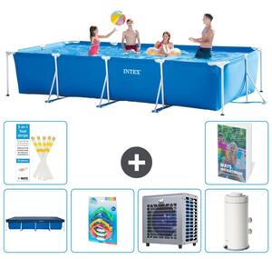 Piscina fuori terra rettangolare - 450x220x84 cm - composta da 5 elementi - modello S164