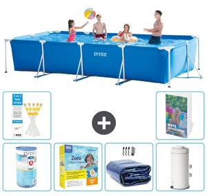 Piscina fuori terra rettangolare - 450x220x84 cm - composta da 5 elementi, modello S65