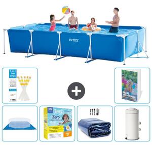 Piscina fuori terra rettangolare - 450x220x84 cm - Struttura in 5 parti, modello S71