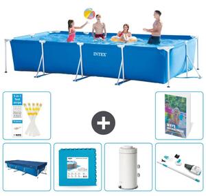 Piscina fuori terra rettangolare - 450x220x84 cm - Struttura in 5 parti, modello S9