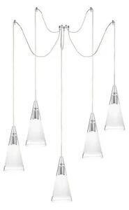 Rossini Renoir REN004 sospensione e27 cristallo 5x75w