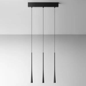 Gea Luce Dafne S/3P Nero lampada a sospensione