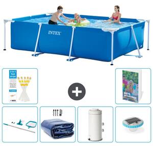 Piscina fuori terra rettangolare - 300x200x75 cm - composta da 5 elementi - modello S131