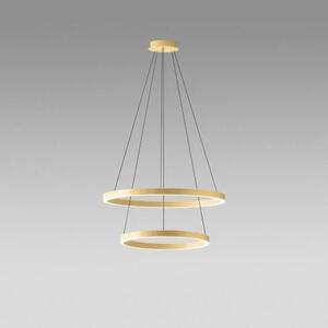 Gea Luce Criseide S/2P Oro Spazzolato lampada a sospensione