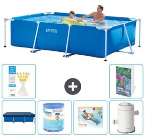 Piscina fuori terra rettangolare - 260x160x65 cm - composta da 5 elementi - modello S113