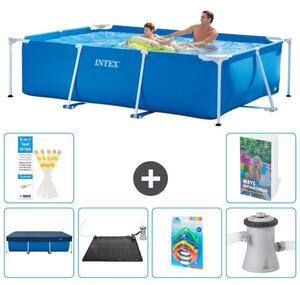 Piscina fuori terra rettangolare - 260x160x65 cm - composta da 5 elementi, modello S37