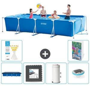 Piscina fuori terra rettangolare - 450x220x84 cm - composta da 5 elementi - modello S138