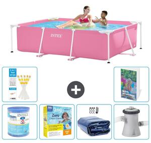 Piscina fuori terra rettangolare - 220x150x60 cm - 5 pezzi, modello S50
