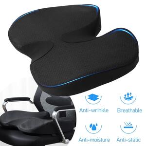 Cuscini per seduta - Cuscini ergonomici per seduta e schienale - Memory foam - Poliestere/cotone - Sedia da ufficio - Sedile auto - Sedia da gaming - Sedia a rotelle
