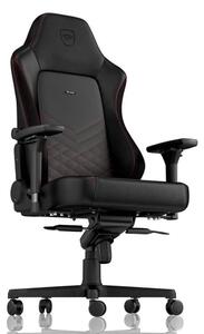 Sedia da gaming ergonomica - Nera/rossa, rivestita in ecopelle - Capacità di carico: 150 kg - Dimensioni: 67x69x136 cm
