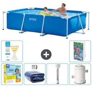 Piscina fuori terra rettangolare - 260x160x65 cm - composta da 5 elementi, modello S10