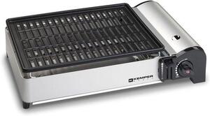 Barbecue a gas portatile da 1,9 kW - Barbecue da tavolo compatto per balconi, terrazze e campeggio