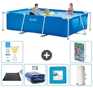 Piscina fuori terra rettangolare - 300x200x75 cm - composta da 5 elementi, modello S166