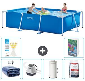 Piscina fuori terra rettangolare - 300x200x75 cm - composta da 5 elementi, modello S155