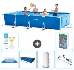 Piscina fuori terra rettangolare - 450x220x84 cm - composta da 5 parti - modello S114
