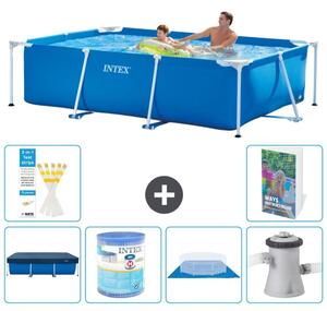 Piscina fuori terra rettangolare - 260x160x65 cm - composta da 5 elementi - modello S167