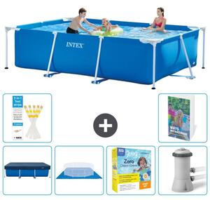 Piscina fuori terra rettangolare - 300x200x75 cm - composta da 5 elementi - Modello S24