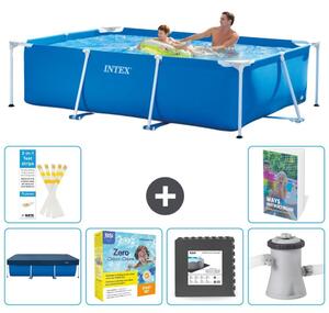 Piscina fuori terra rettangolare - 260x160x65 cm - composta da 5 elementi, modello S85