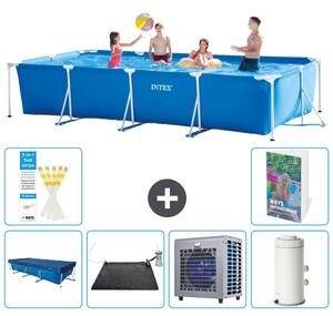 Piscina fuori terra rettangolare - 450x220x84 cm - composta da 5 elementi, modello S2