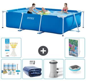 Piscina fuori terra rettangolare - 300x200x75 cm - composta da 5 elementi, modello S160
