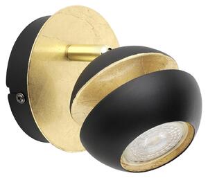 Spot Moderno Nocito In Acciaio Nero 1 Luce Gu10 3W Ip20