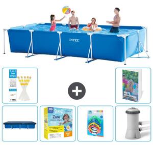 Piscina fuori terra rettangolare - 450x220x84 cm - composta da 5 elementi, modello S57