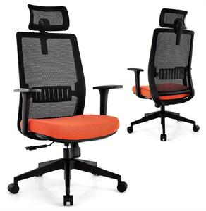 Sedia ergonomica da ufficio - Sedia da ufficio - Sedia di design - Sedia da scrivania per l'uso domestico - Sedia da lavoro - Rotazione a 360°