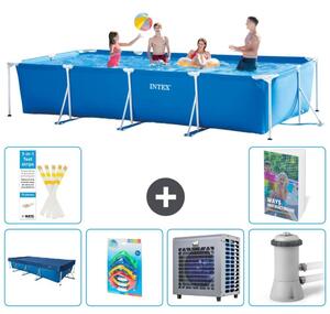 Piscina fuori terra rettangolare - 450x220x84 cm - composta da 5 elementi, modello S13