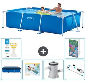 Piscina fuori terra rettangolare - 260x160x65 cm - composta da 5 elementi, modello S62