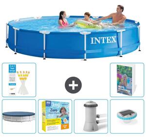 Piscina fuori terra a struttura - 366x76 cm - 5 pezzi - Modello S4