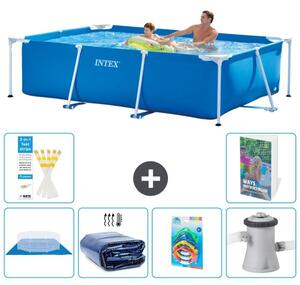 Piscina fuori terra rettangolare - 260x160x65 cm - composta da 5 elementi, modello S46