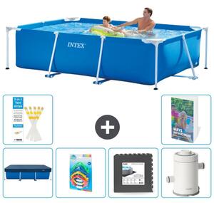 Piscina fuori terra rettangolare - 260x160x65 cm - composta da 5 elementi - modello S143