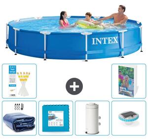 Piscina fuori terra a struttura - 366x76 cm - 5 pezzi - Modello S152