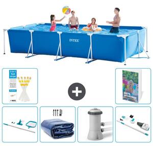 Piscina fuori terra rettangolare - 450x220x84 cm - composta da 5 parti - modello S149
