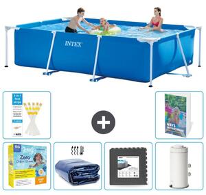 Piscina fuori terra rettangolare - 300x200x75 cm - composta da 5 elementi - modello S111
