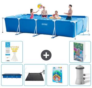 Piscina fuori terra rettangolare - 450x220x84 cm - composta da 5 elementi, modello S37