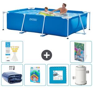 Piscina fuori terra rettangolare - 260x160x65 cm - 5 pezzi, modello S55