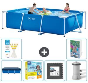 Piscina fuori terra rettangolare - 300x200x75 cm - composta da 5 elementi, modello S85