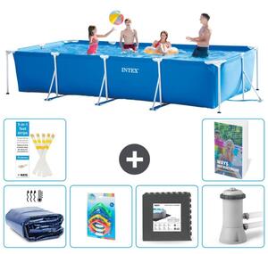 Piscina fuori terra rettangolare - 450x220x84 cm - Struttura in 5 parti, modello S3