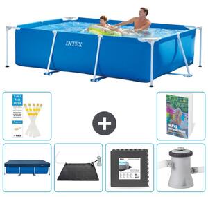 Piscina fuori terra rettangolare - 260x160x65 cm - composta da 5 elementi, modello S21