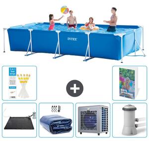 Piscina fuori terra rettangolare - 450x220x84 cm - Struttura in 5 parti, modello S42