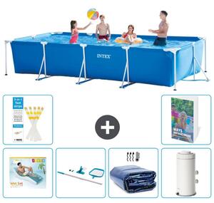 Piscina fuori terra rettangolare - 450x220x84 cm - Struttura in 5 parti, modello S96
