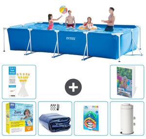 Piscina fuori terra rettangolare - 450x220x84 cm - Struttura in 5 parti, modello S7
