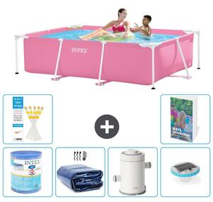 Piscina fuori terra rettangolare - 220x150x60 cm - composta da 5 elementi, modello S101