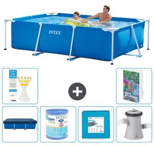 Piscina fuori terra rettangolare - 260x160x65 cm - composta da 5 elementi - modello S146