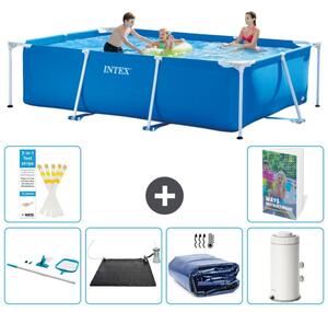 Piscina fuori terra rettangolare - 300x200x75 cm - composta da 5 elementi, modello S61